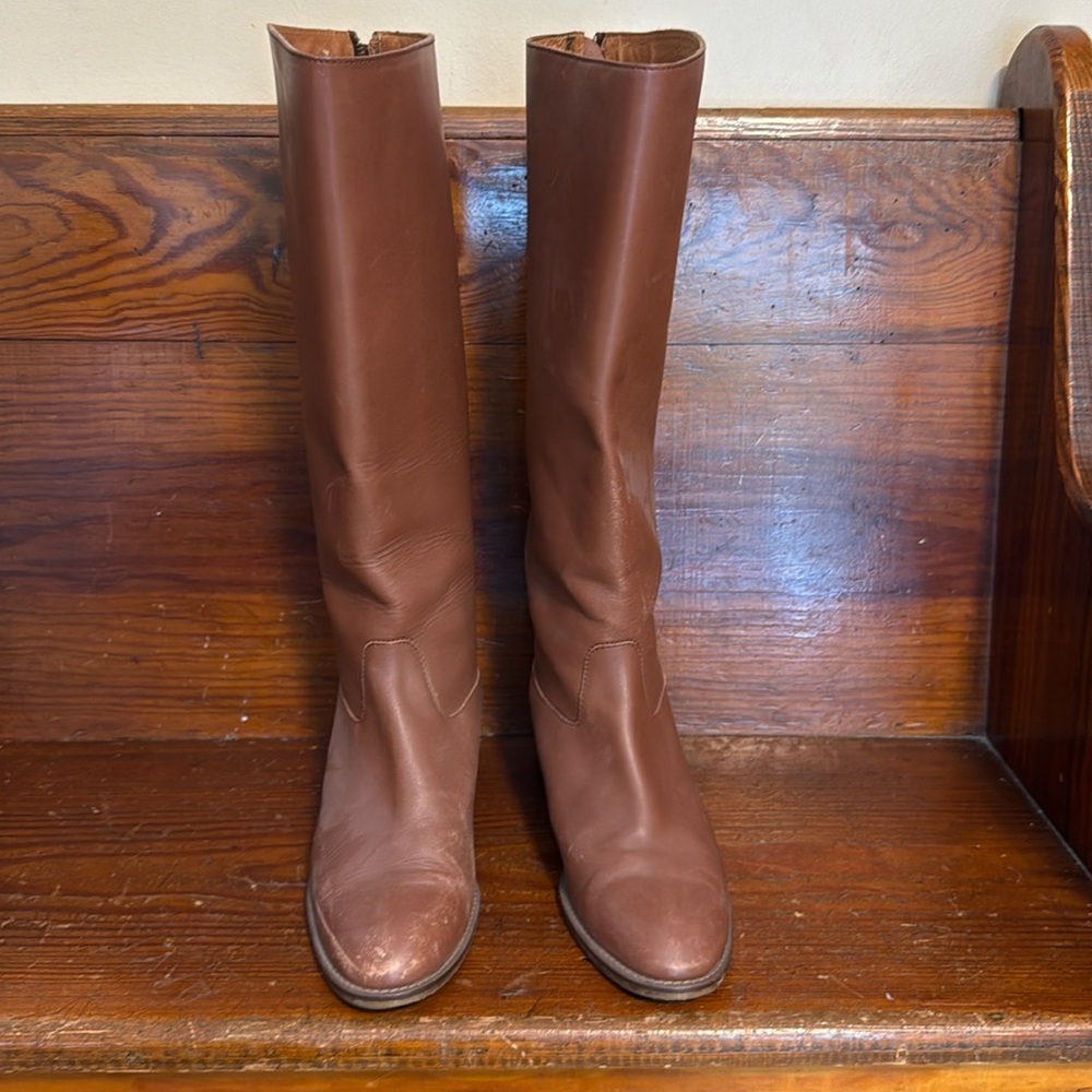 J.Crew leather riding boots